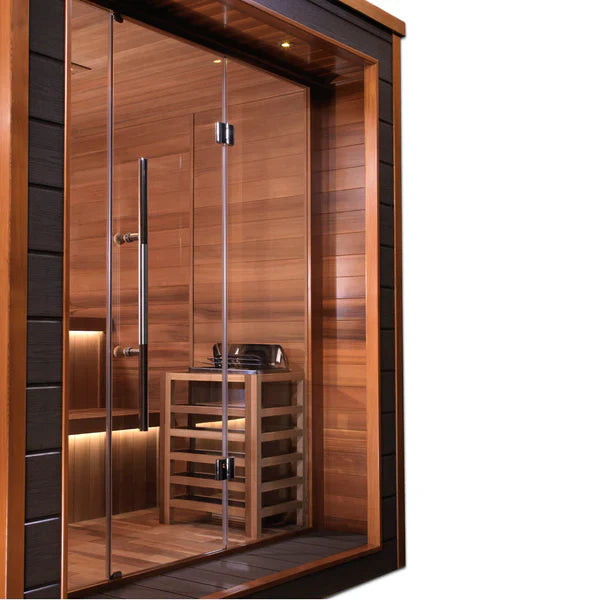 Golden Designs Bergen 6 Person Outdoor-Indoor Traditional Sauna (GDI-8206-01)