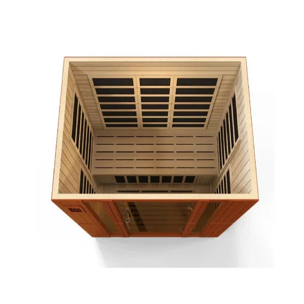 Golden Designs Dynamic Bellagio 3-Person Low EMF FAR Infrared Sauna (DYN-6306-02)