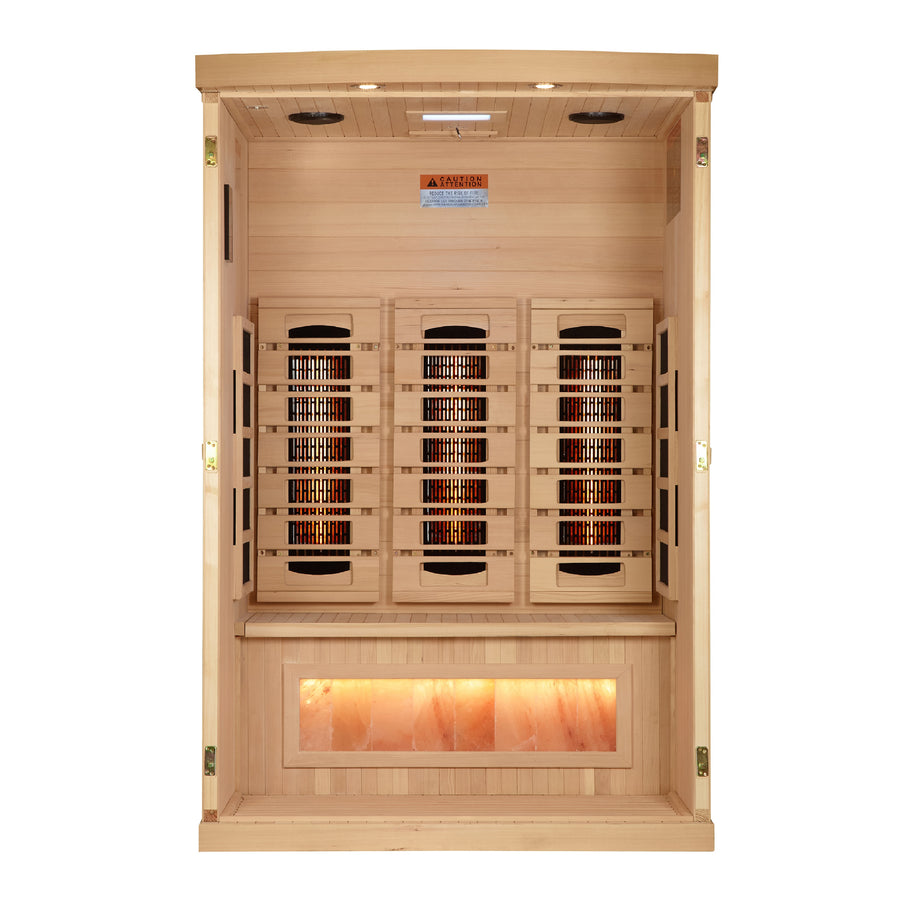 Golden Designs 2025 Reserve Edition 2 Person Full Spectrum with Himalayan Salt Bar GDI-8020-03