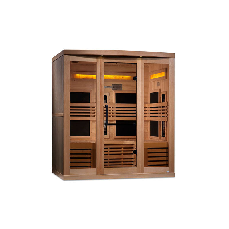 Golden Designs Reserve Edition 6 Person Near Zero EMF Full Spectrum with Himalayan Salt Bar (GDI-8260-01)