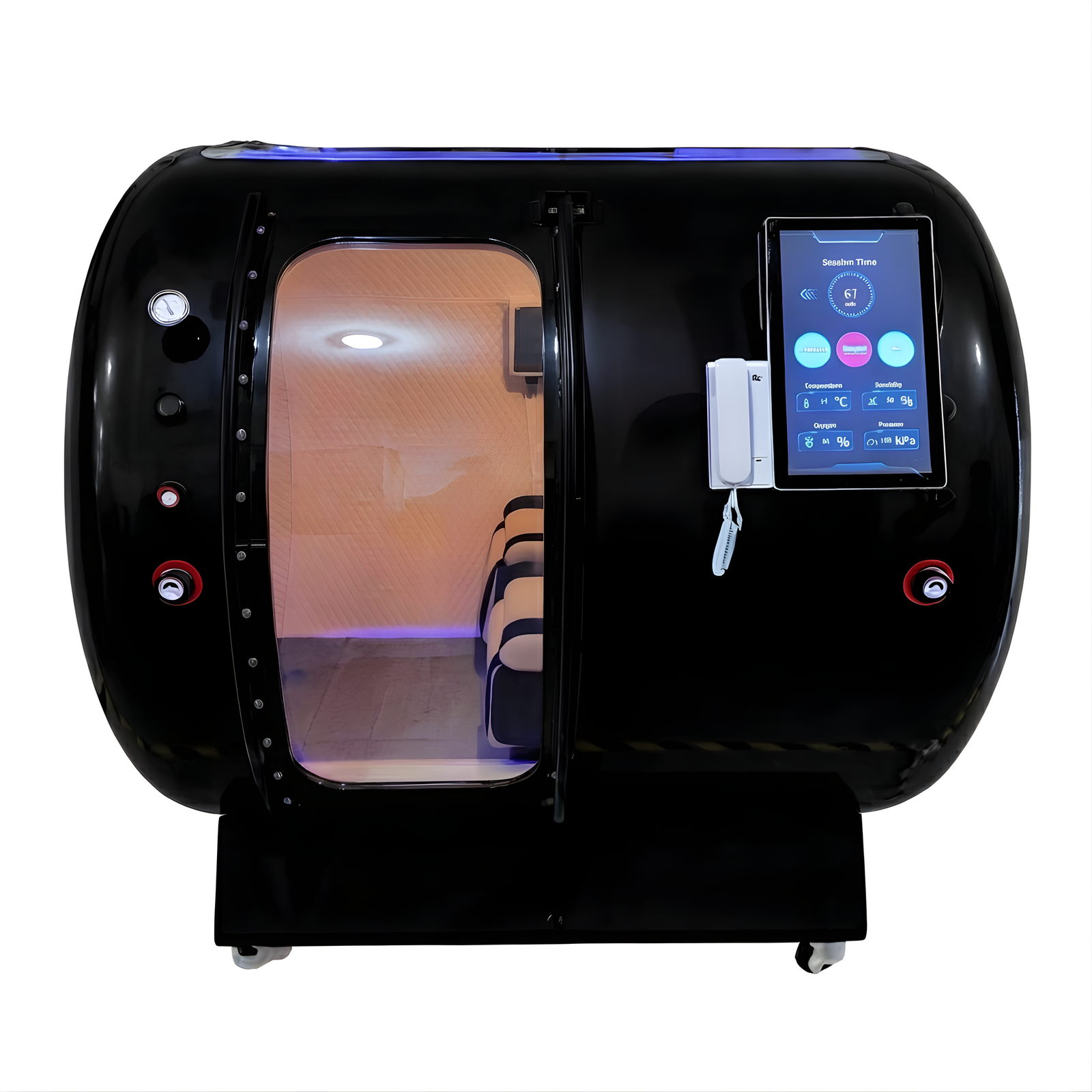 Macy-Pan HE5000 Multiplace Hard-Shell Hyperbaric Chamber – black chamber