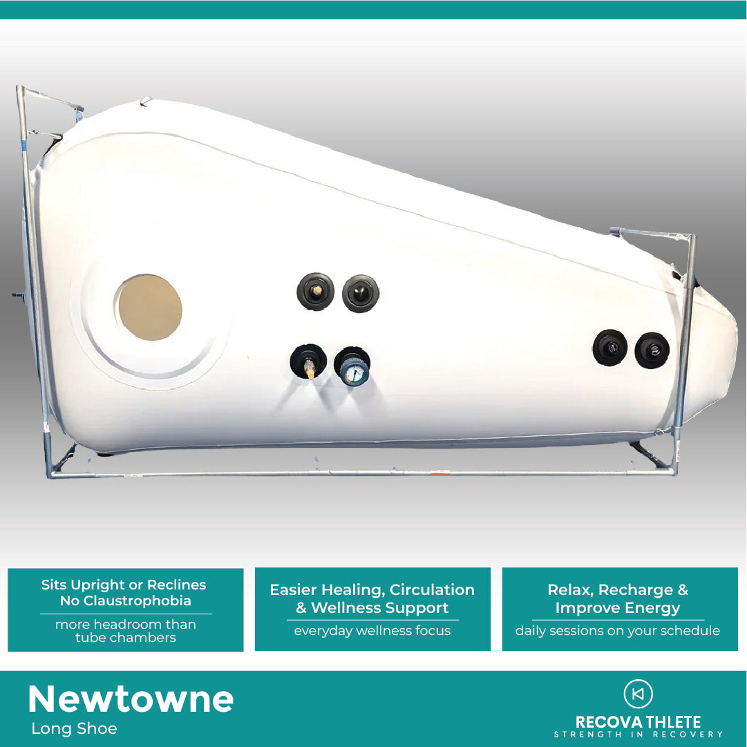 Newtowne Long Shoe Hyperbaric Chamber – chamber with feature callouts