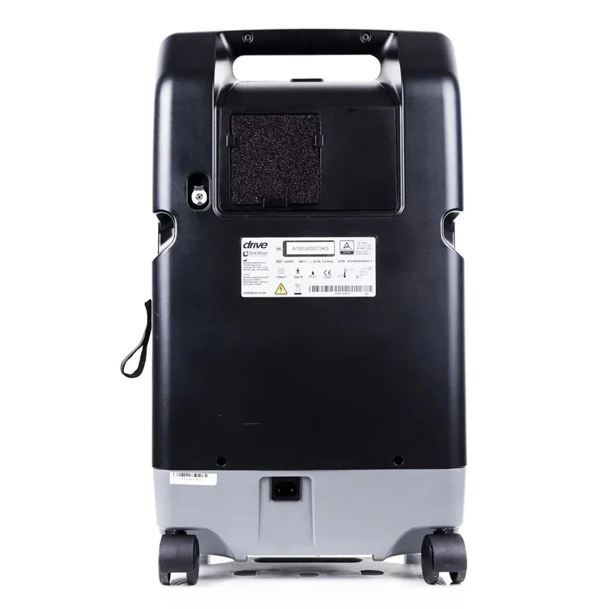 Newtowne Long Shoe Hyperbaric Chamber – oxygen concentrator back view