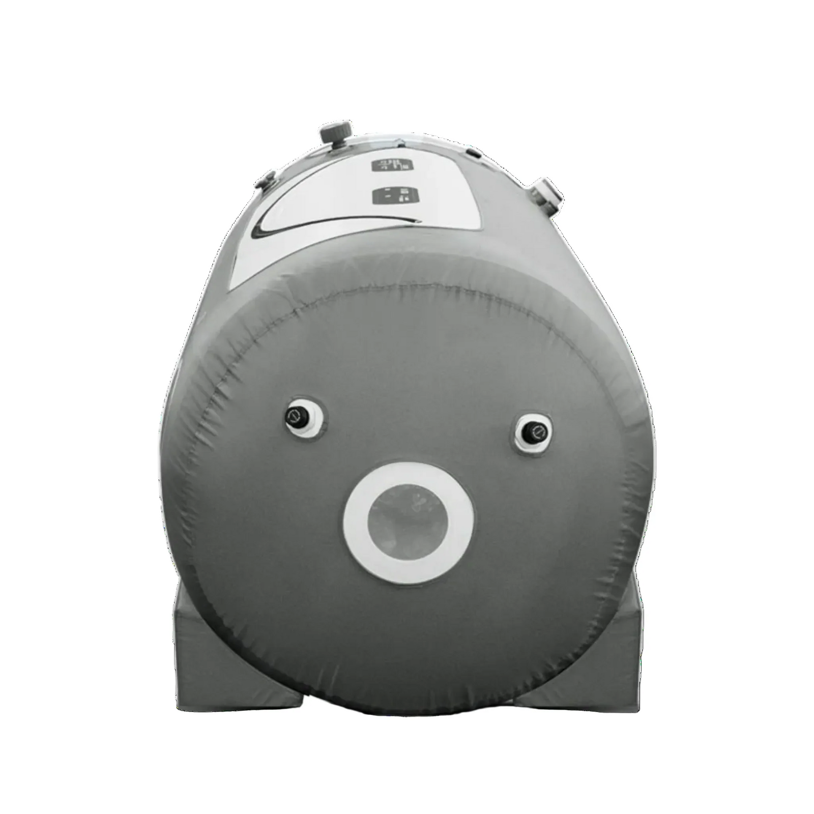 OxyRevo Apex32 Portable Soft Hyperbaric Chamber – end view with round window