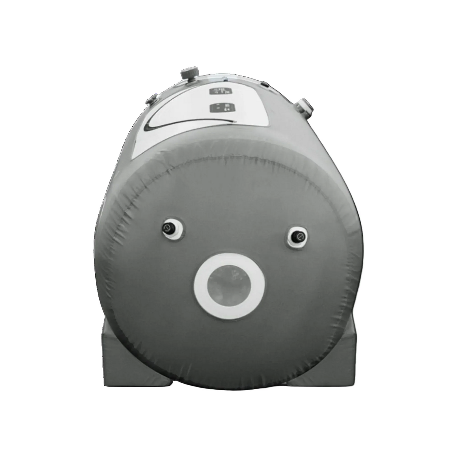 OxyRevo Apex36 Portable Soft Hyperbaric Chamber – end view with round window