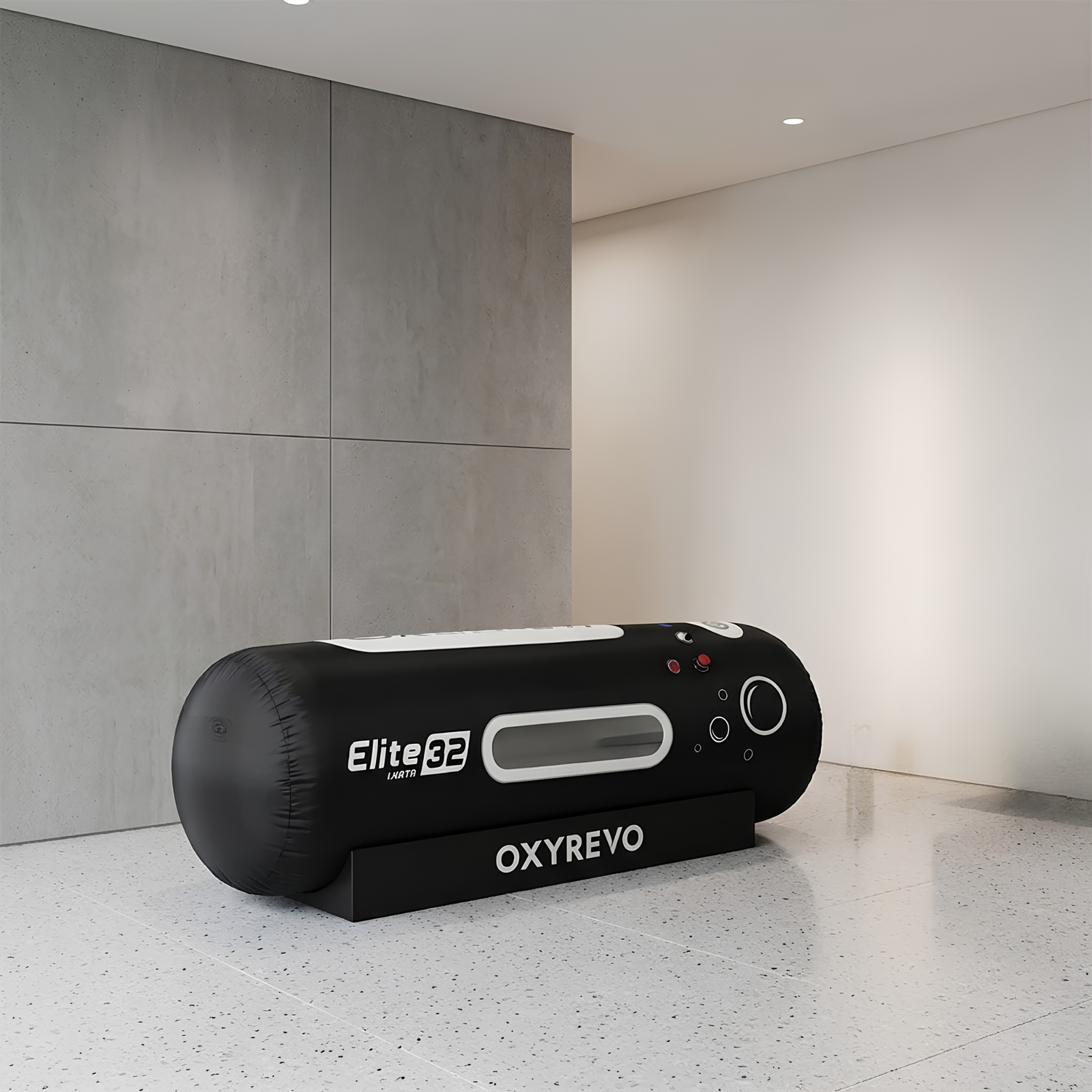 OxyRevo Elite32 Portable Soft Hyperbaric Chamber – black chamber