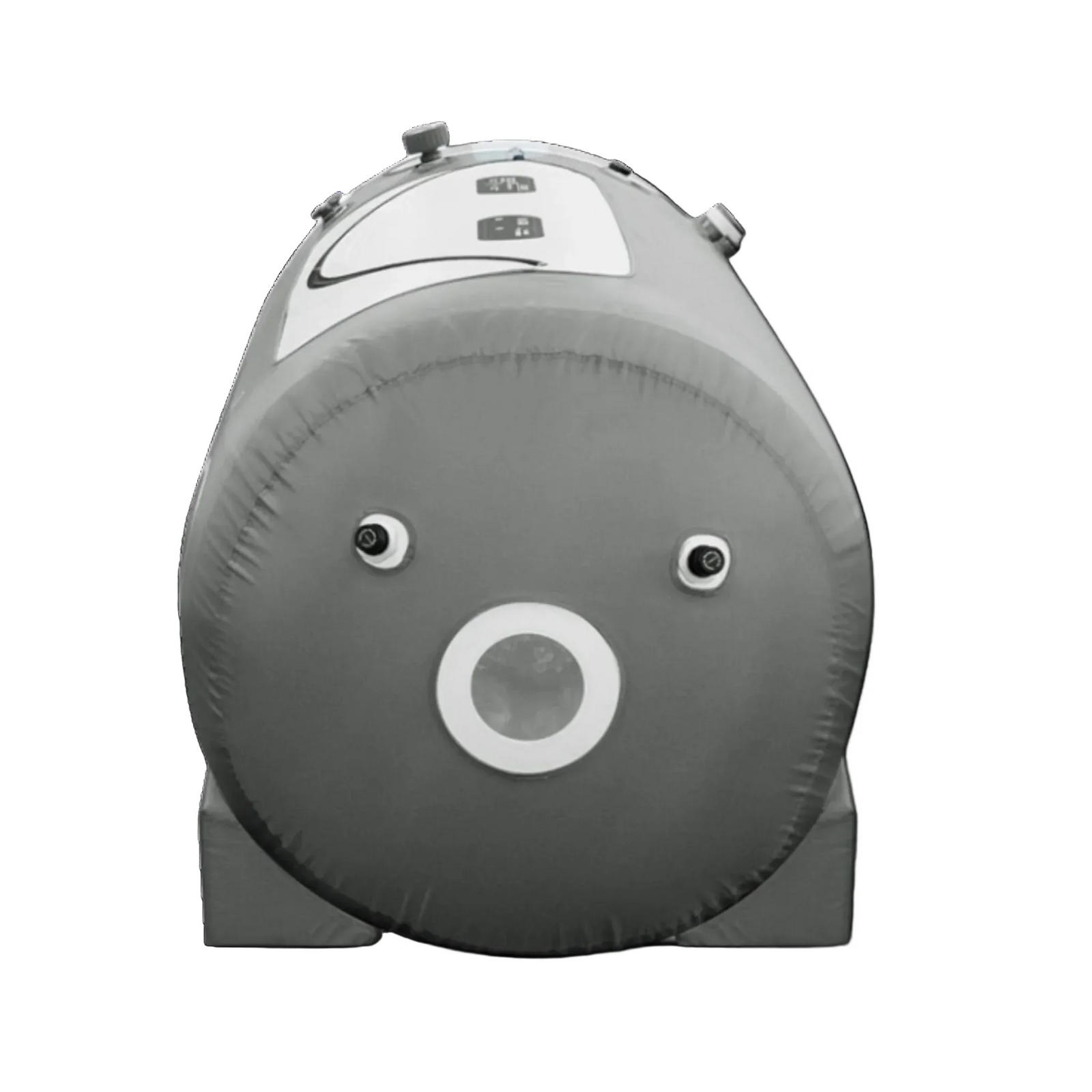 OxyRevo Elite36 Portable Soft Hyperbaric Chamber – end view with round door