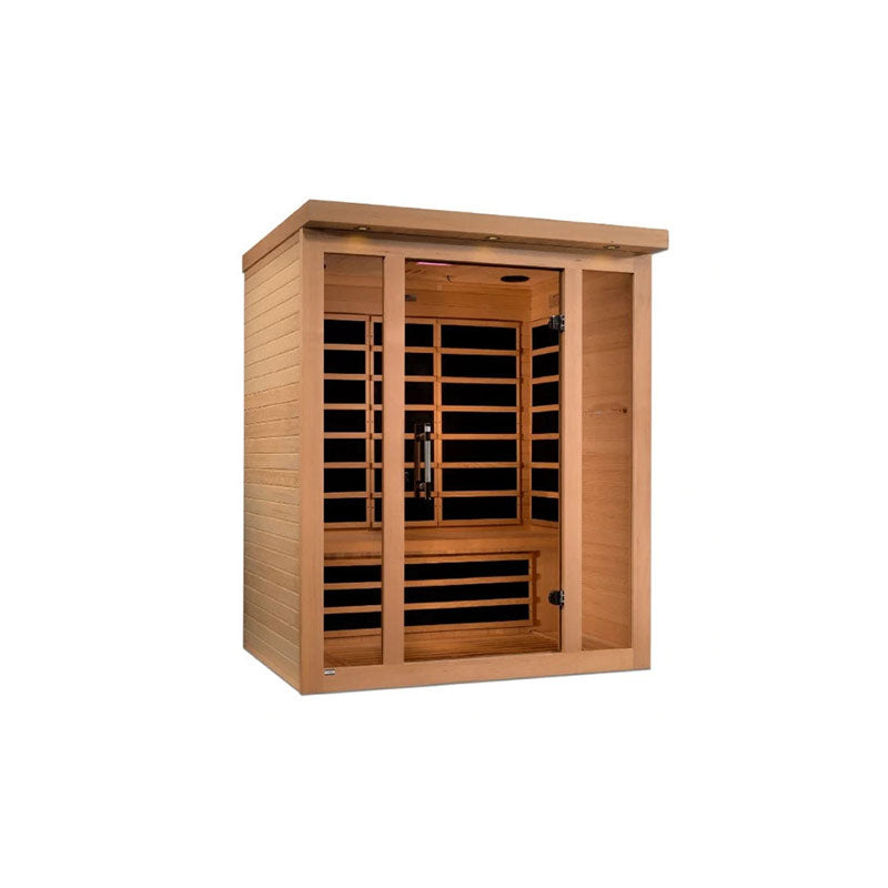 Golden Designs Dynamic Vila 3-Person Ultra Low EMF FAR Infrared Sauna – DYN-6315-02