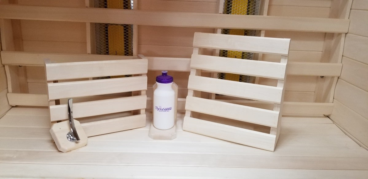 TheraSauna TS5951UF 2-Person Full-Spectrum Infrared Sauna with Aspen Hardwood & Solid-Ceramic TheraMitter™ Heaters