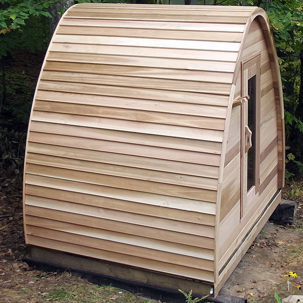 Dundalk LeisureCraft Clear Cedar Mini POD 2-4 Person Sauna
