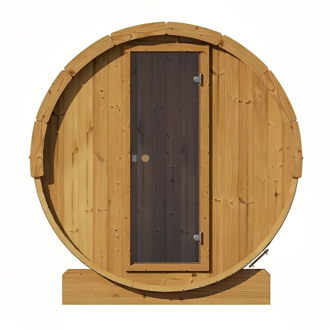 SaunaLife Model E6 3-Person Barrel Sauna