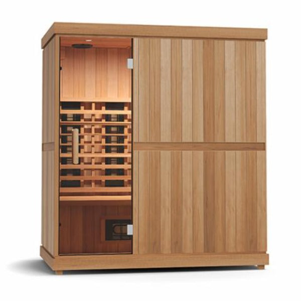Finnmark FD-3 Infrared Sauna for 4 – Full Spectrum Heat & Cedar Interior