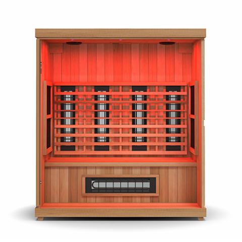 Finnmark FD-3 Infrared Sauna for 4 – Full Spectrum Heat & Cedar Interior