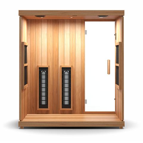 Finnmark FD-3 Infrared Sauna for 4 – Full Spectrum Heat & Cedar Interior