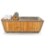 Dundalk LeisureCraft The Glacier Cold Plunge Tub - Knotty Red Cedar