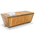 Dundalk LeisureCraft The Glacier Cold Plunge Tub - Knotty Red Cedar