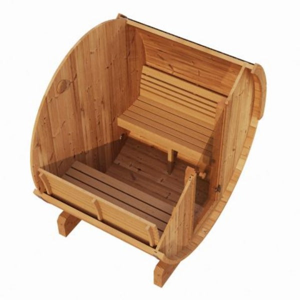 SaunaLife Model E6 3-Person Barrel Sauna