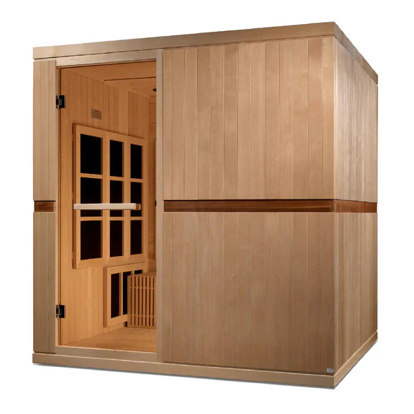 Golden Designs 2025 Catalonia 8 Person Near Zero EMF FAR IR Sauna (GDI-6880-02)