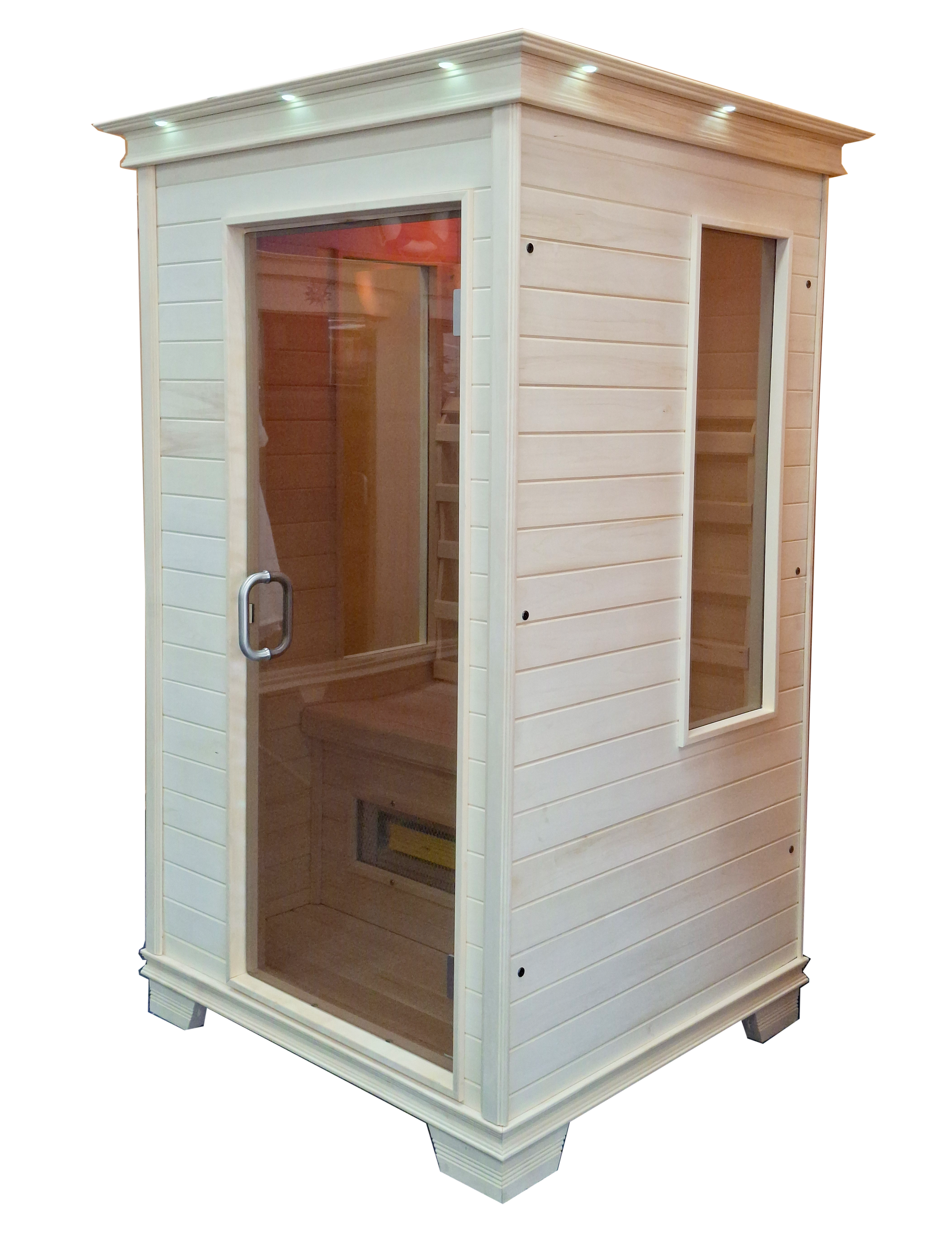 TheraSauna TS4746UF 1-Person Far Infrared Sauna with Aspen Hardwood & TheraMitter™ Heaters