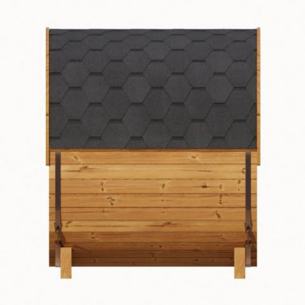 SaunaLife Model E6 3-Person Barrel Sauna