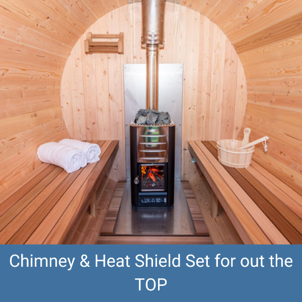 Dundalk LeisureCraft Canadian Timber Serenity 3-4 Person Barrel Sauna CTC2245W