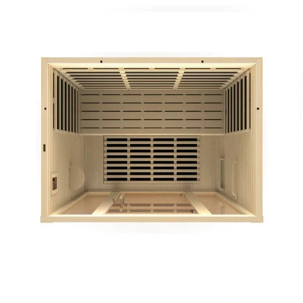 Golden Designs Dynamic Vila 3-Person Ultra Low EMF FAR Infrared Sauna – DYN-6315-02