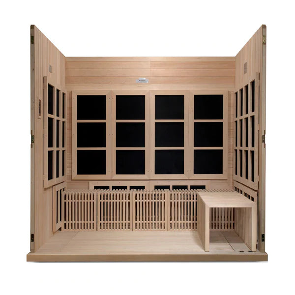 Golden Designs 2025 Catalonia 8 Person Near Zero EMF FAR IR Sauna (GDI-6880-02)
