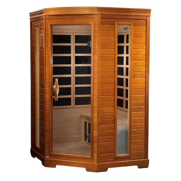 Golden Designs Dynamic Heming 2-Person Low EMF FAR Infrared Sauna – DYN-6225-02
