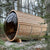 Dundalk LeisureCraft Panoramic Sauna Knotty Cedar - Floor Standing Sauna Heater