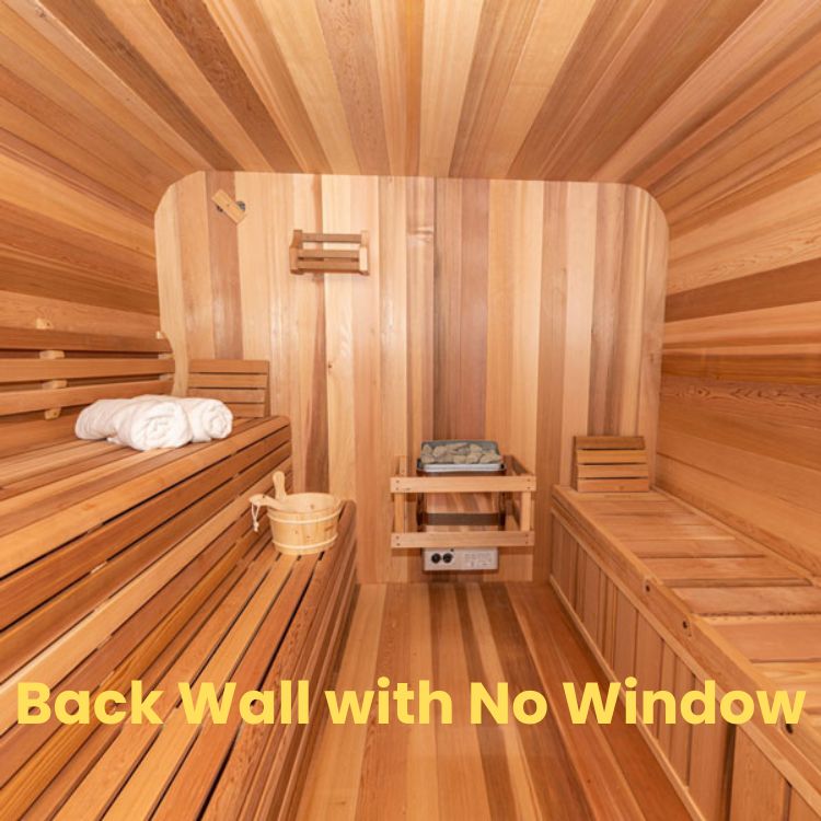 Dundalk Leisure Knotty Cedar Outdoor Luna Sauna