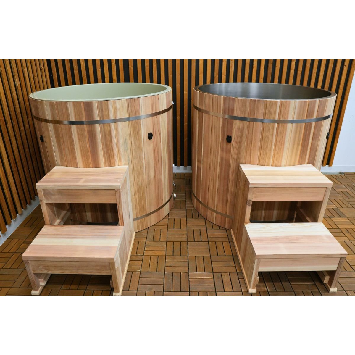 Dynamic Cold Therapy Barrel Plunge – Premium Cedar Cold Tub with PVC or Stainless Steel Interior
