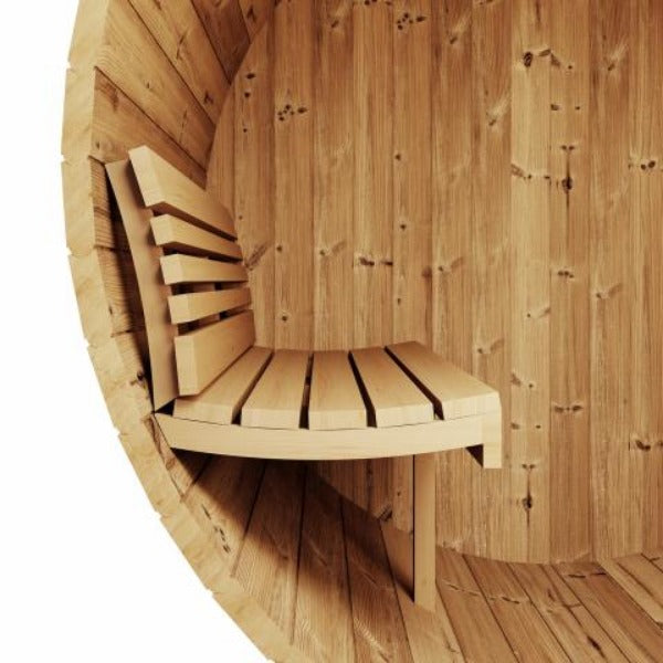 SaunaLife Model E6 3-Person Barrel Sauna