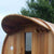 Dundalk LeisureCraft Panoramic Sauna Knotty Cedar - Floor Standing Sauna Heater