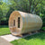 Dundalk LeisureCraft Canadian Timber Tranquility 4-5 Person Barrel Sauna CTC2345