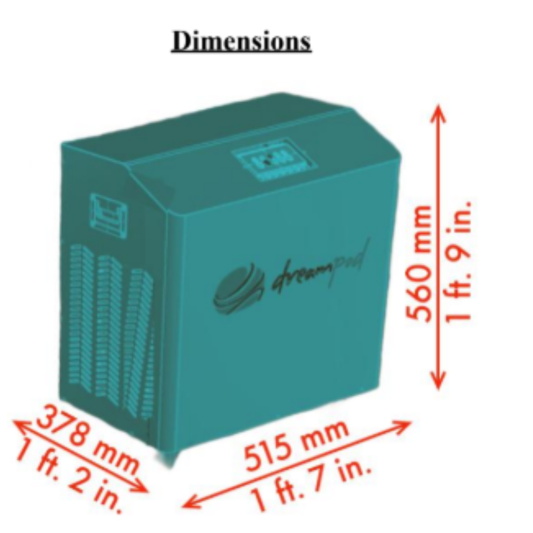 Dreampod Ice Bath Flex with Chiller – Portable Cold Plunge Tub for Recovery & Wellness