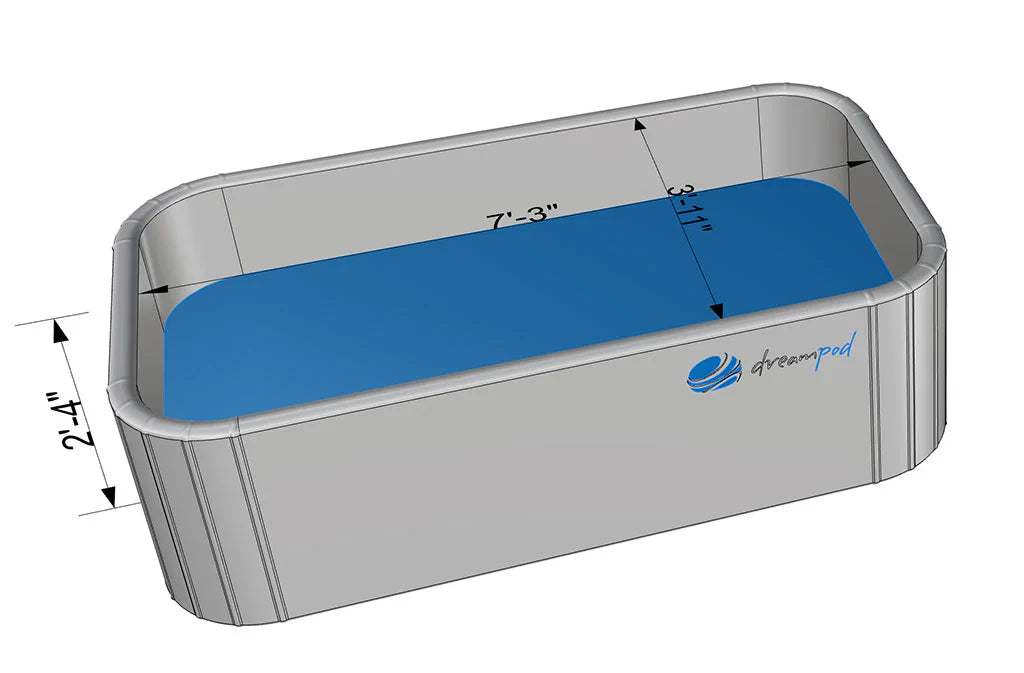 Dreampod Home Float Flex – Inflatable Float Tank with Rigid Walls for Home Relaxation & Recovery