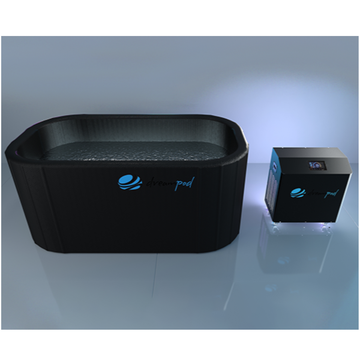 Dreampod Ice Bath Flex with Chiller – Portable Cold Plunge Tub for Recovery & Wellness