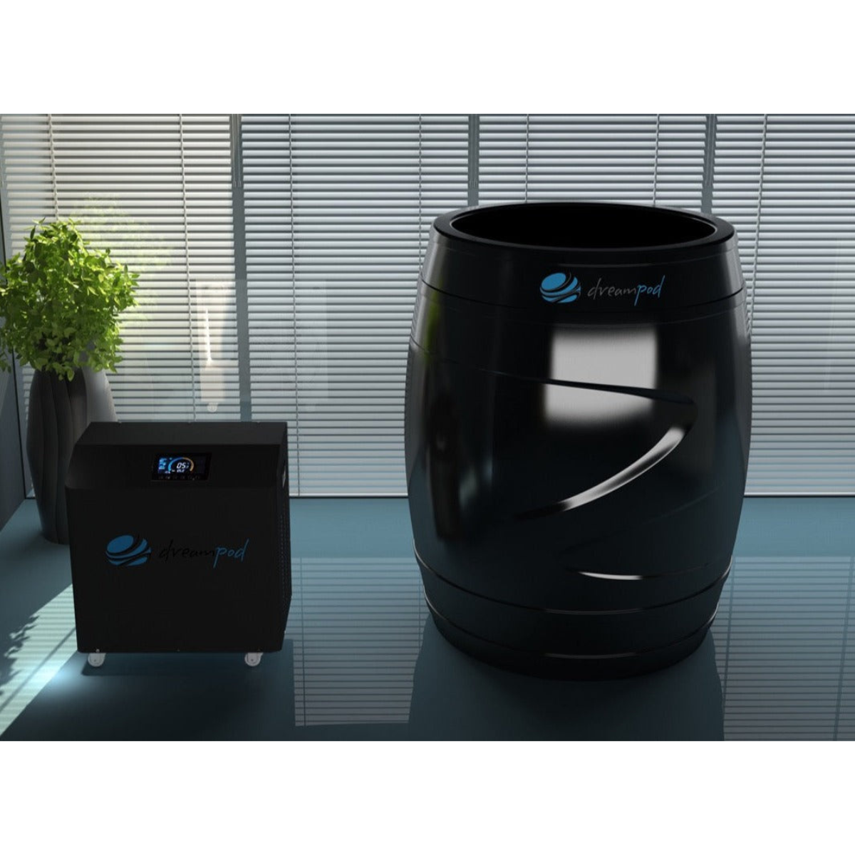 Dreampod Cold Plunge Barrel with Chiller – Compact, Insulated Ice Bath for Home Recovery