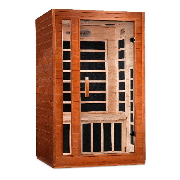 Golden Designs Dynamic Cardoba 2-Person Low EMF FAR Infrared Sauna – Canadian Hemlock (DYN-6203-01)