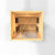 Golden Designs Dynamic Cardoba 2-Person Full Spectrum Infrared Sauna – Canadian Hemlock, Ultra Low EMF (DYN-6203-02 FS)