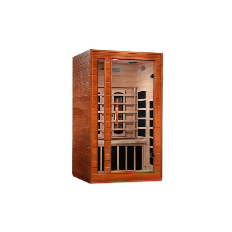 Golden Designs Dynamic Cardoba 2-Person Full Spectrum Infrared Sauna – Canadian Hemlock, Ultra Low EMF (DYN-6203-02 FS)