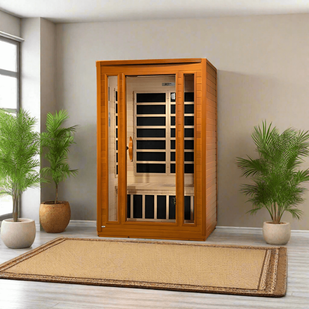 Golden Designs Dynamic San Marino 2-person low EMF FAR infrared sauna