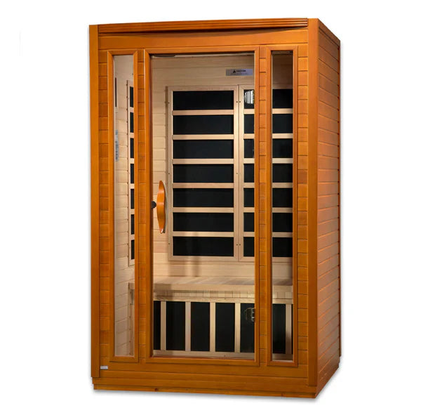 Golden Designs Dynamic San Marino Elite 2-Person Ultra Low EMF Far Infrared Sauna (DYN-6206-01)
