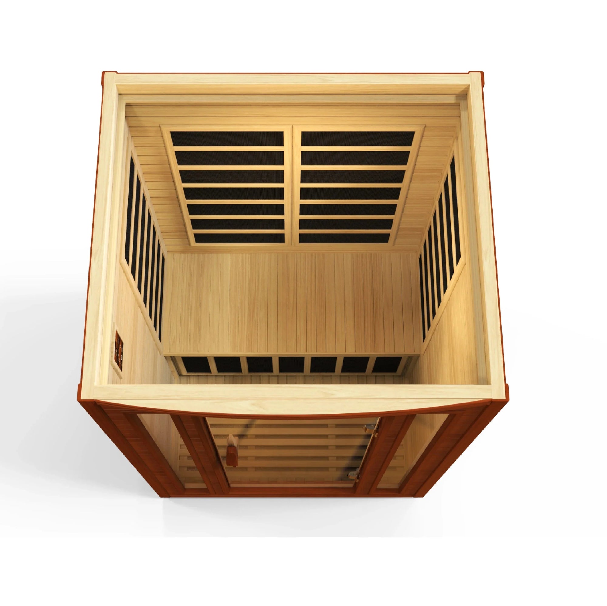 Golden Designs Dynamic Santiago Elite 2-Person Ultra Low EMF FAR Infrared Sauna (DYN-6209-02)