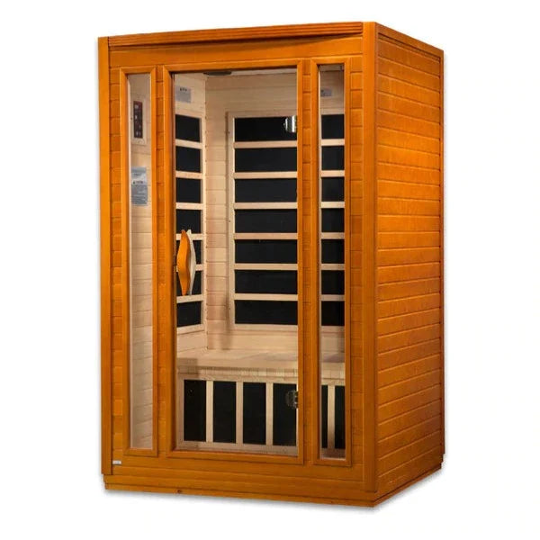 Golden Design Dynamic San Marino 2-Person Low EMF FAR Infrared Sauna (DYN-6206-01)