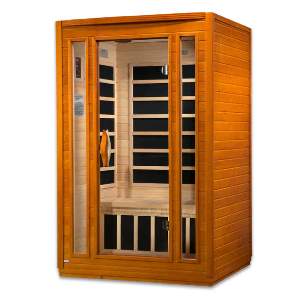 Golden Designs Dynamic San Marino Elite 2-Person Ultra Low EMF Far Infrared Sauna (DYN-6206-01)