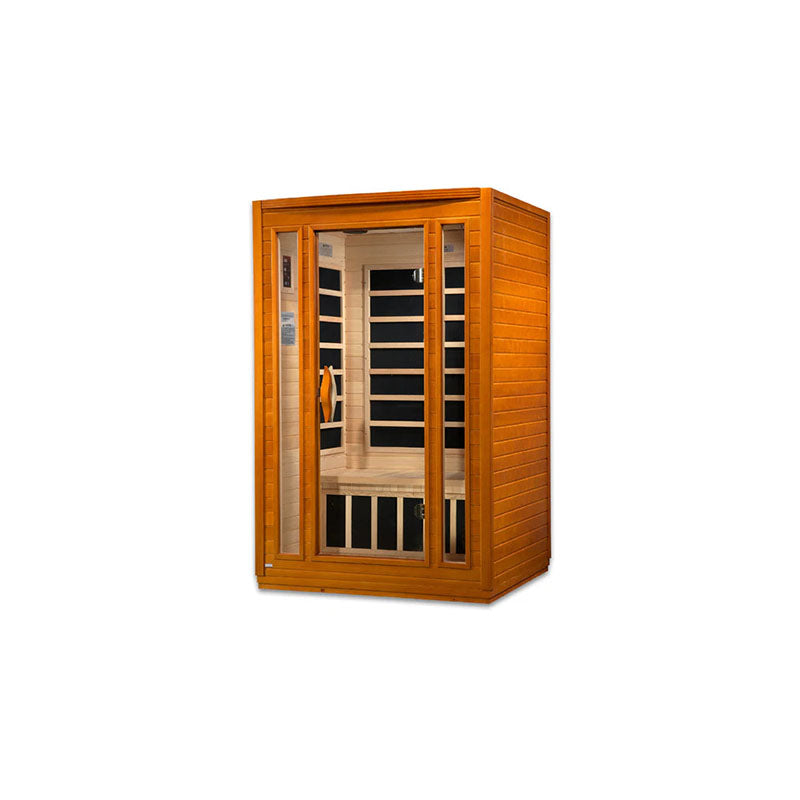 Golden Designs Dynamic San Marino Elite 2-Person Ultra Low EMF Far Infrared Sauna (DYN-6206-01)