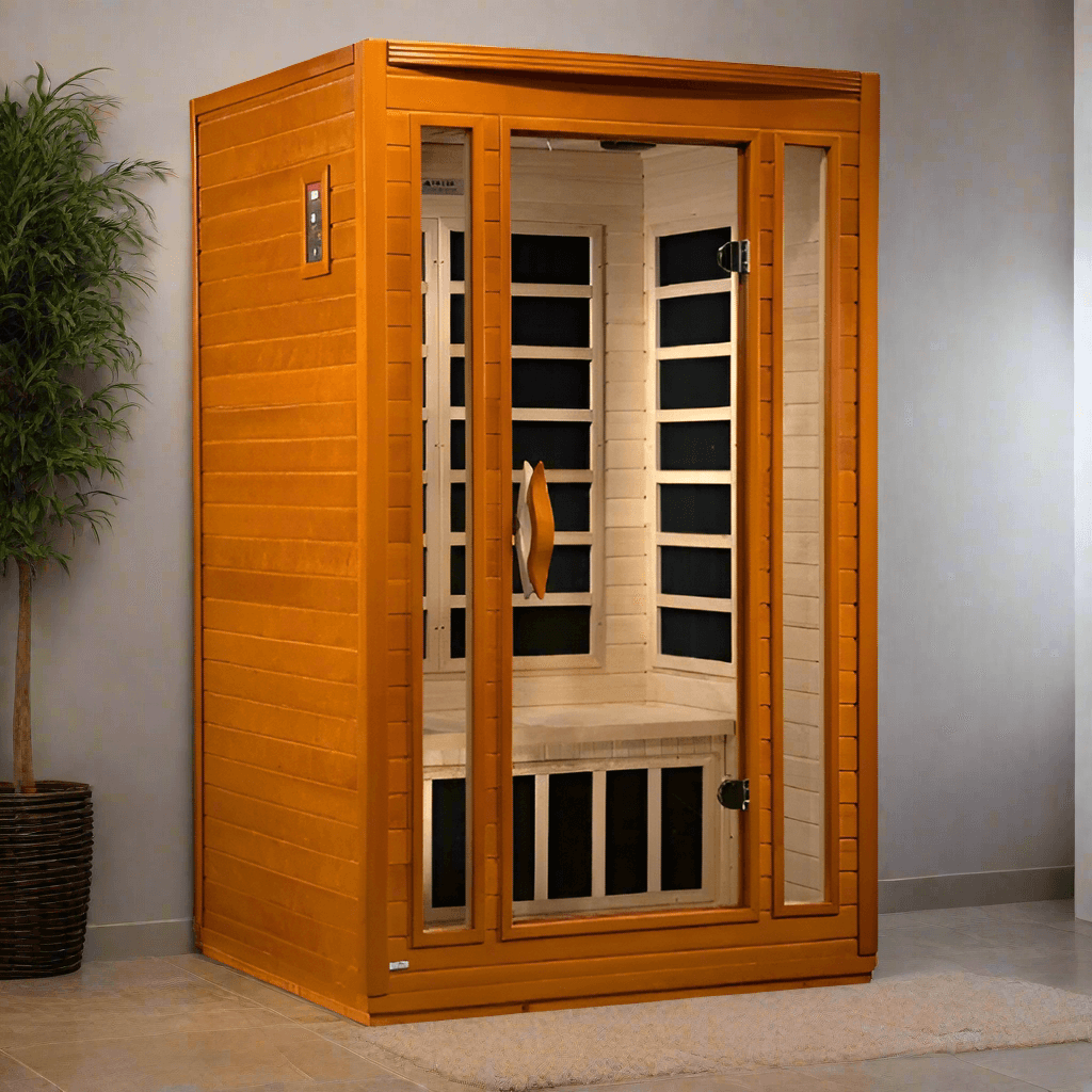 Golden Design Dynamic San Marino 2-Person Low EMF FAR Infrared Sauna (DYN-6206-01)