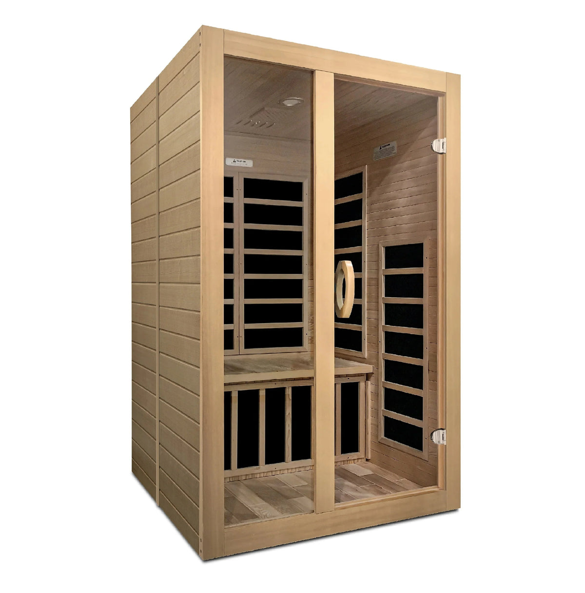 Golden Designs Dynamic Santiago 2-Person Low EMF FAR Infrared Sauna (DYN-6209-01)