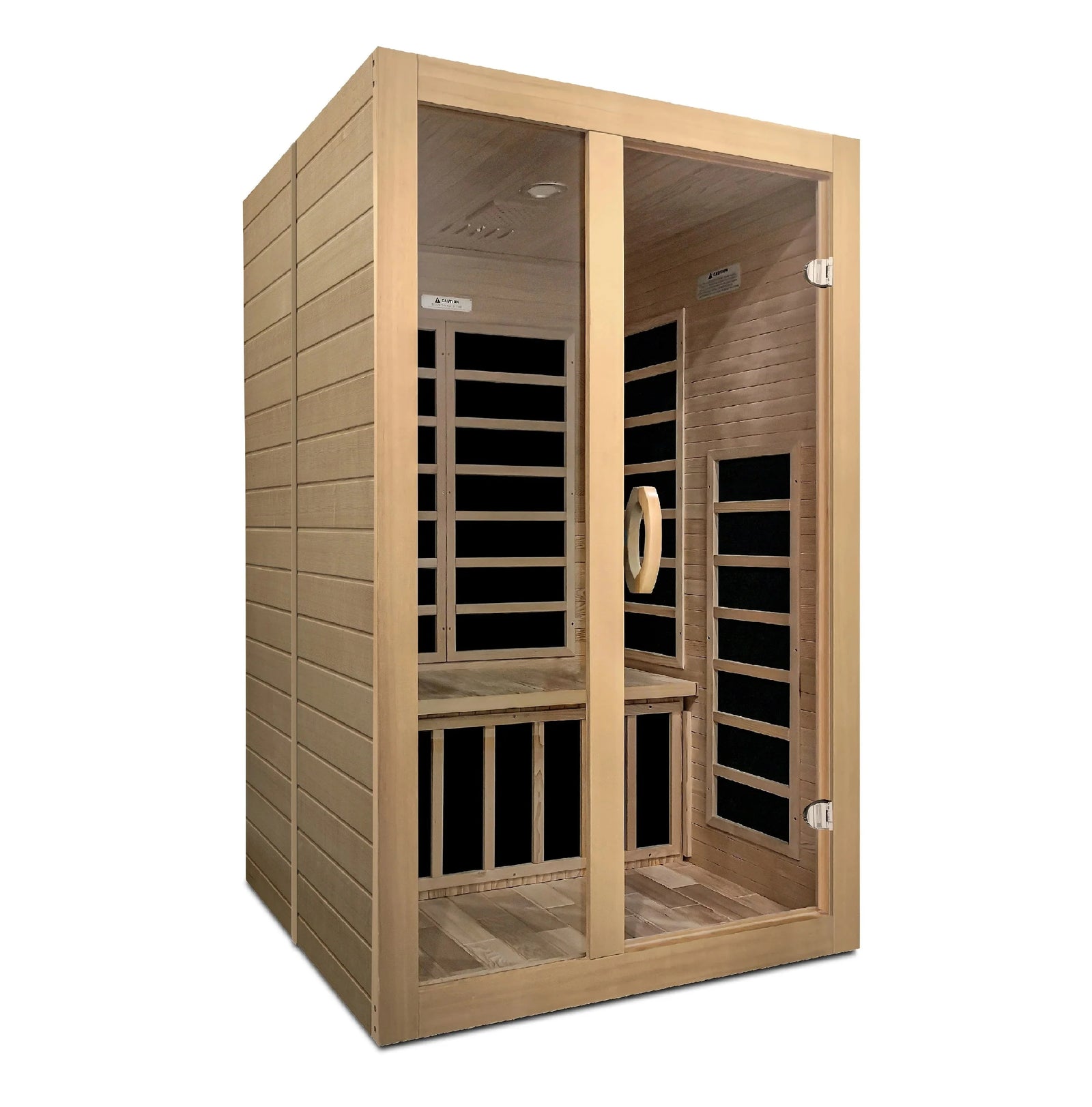 Golden Designs Dynamic Santiago 2-Person Low EMF FAR Infrared Sauna (DYN-6209-01)